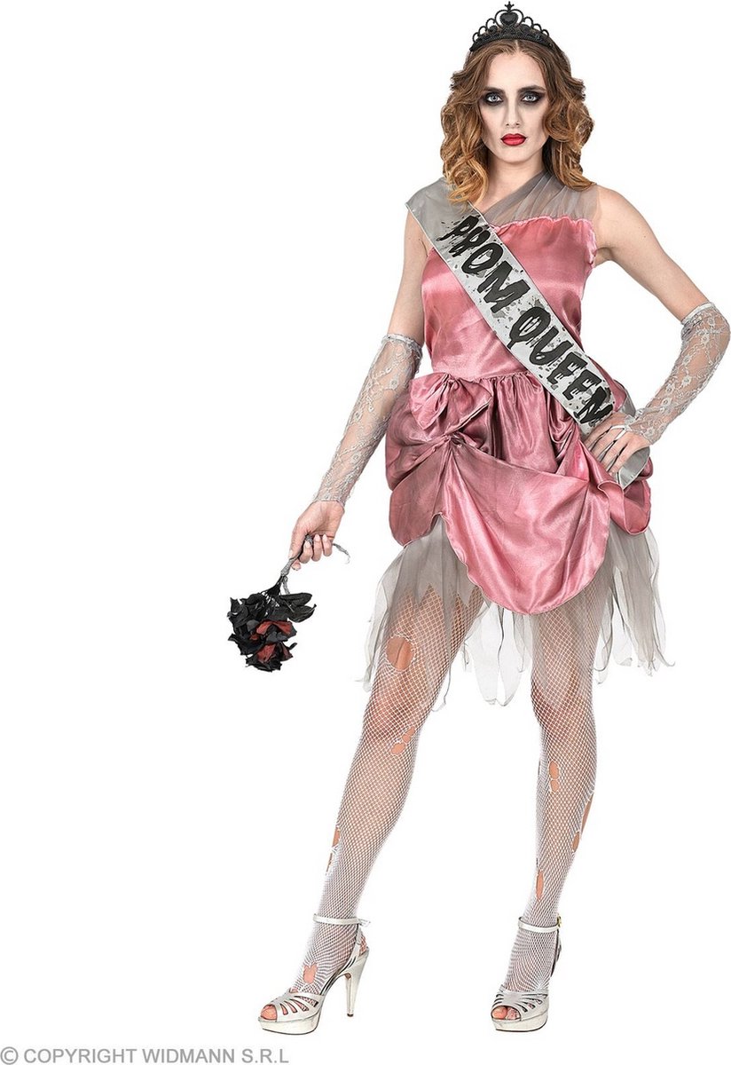 Zombie Kostuum | Prom Queen Van Het Zombiebal | Vrouw | Large | Halloween | Verkleedkleding